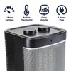 Maxx Air 10 In. Electric Indoor Portable Oscillating Fan-Forced Ceramic Heater H1800
